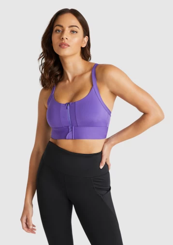 Colorado Zip Adjustable Medium Impact Sports Bra